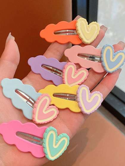 Ziory Girls Set of 6 Tic
                    Tac Hair Clip