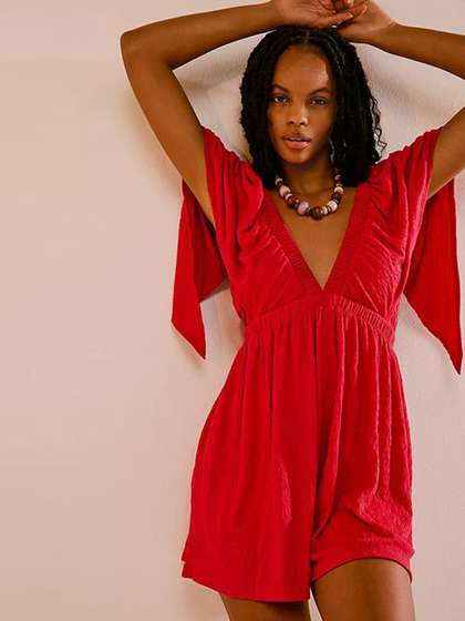 StyleCast x Revolte
                        Solid V-Neck Jumpsuit