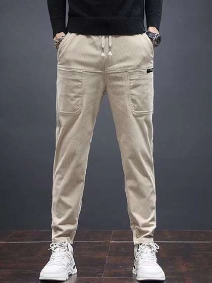 StyleCast Men Mid-Rise Jogger Trousers