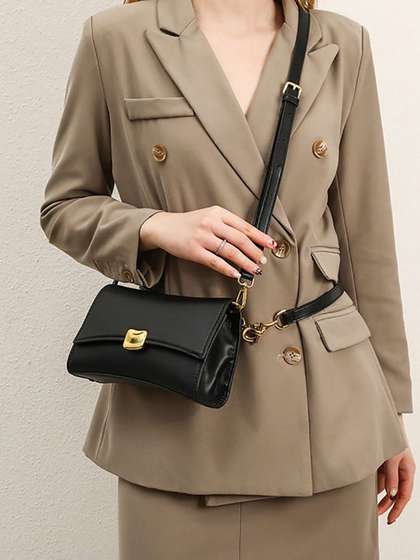 Women Solid Shoulder Bag