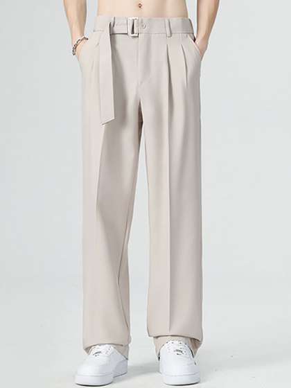 StyleCast x Revolte Men Straight Fit Trousers