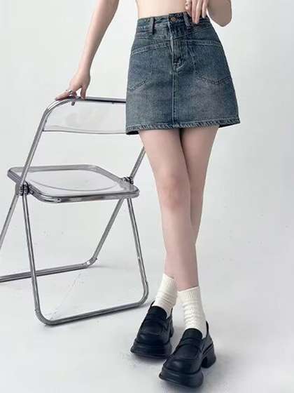 StyleCast Pure
                        Cotton Straight Mini Skirts