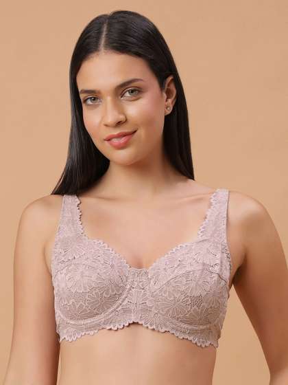 Soie Non Padded
                        Full-Coverage Lacy Bra with Flexi Underwire