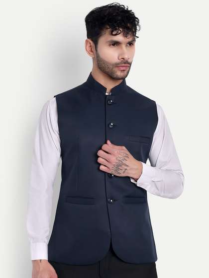 Moda Rapido Satin
                          Nehru Jacket