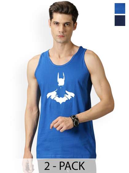Organic Chics Pack
                        Of 2 Avengers Printed Cotton Vests
                        NavyAvenger-RoyalBatman_S
