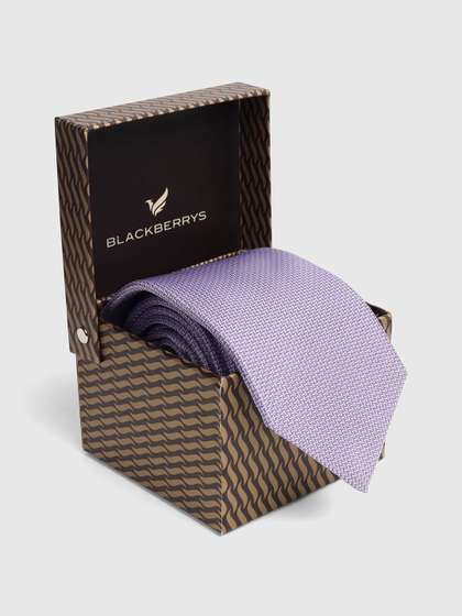 Blackberrys Men Woven
                    Design Broad Tie