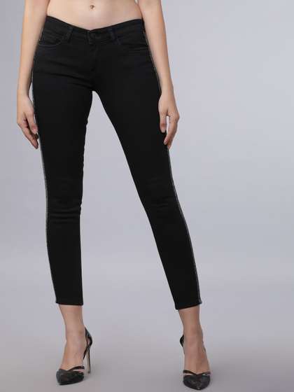 Tokyo Talkies Women
                        Slim Fit High-Rise Light Fade Jeans