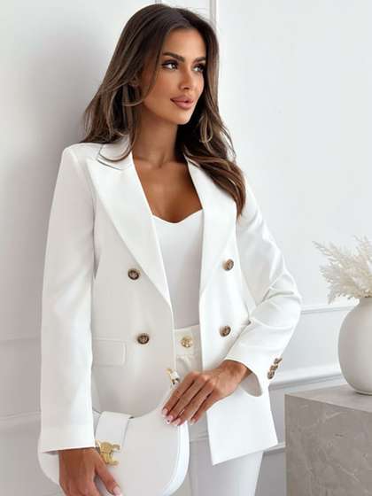 StyleCast x
                          Revolte Women Shawl Collar Tailored Jacket