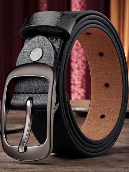 Killer Men Textured
                      Leather Formal Belt