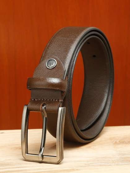 Teakwood Leathers Men
                    Textured Leather Formal Belt
