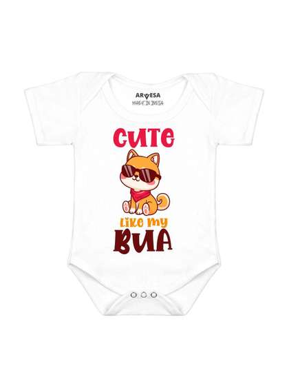 Arvesa Cute Like My Bua
                    Printed Bodysuit