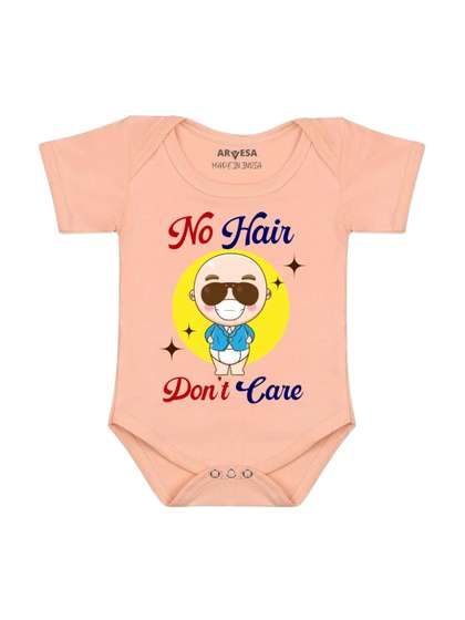 Arvesa No Hair Dont
                      Care Printed Bodysuit