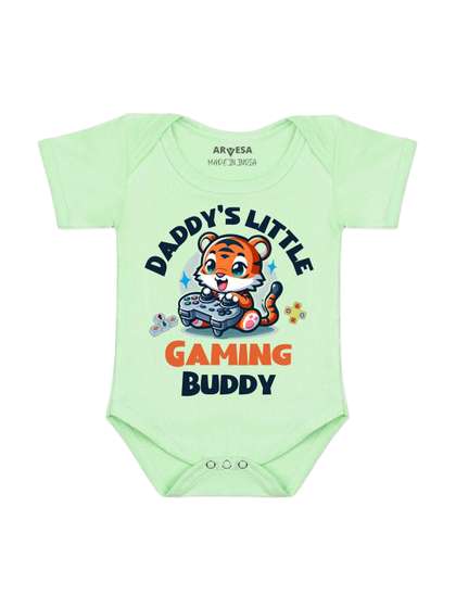 Arvesa Daddy Little
                    Gaming Buddy Printed Bodysuit