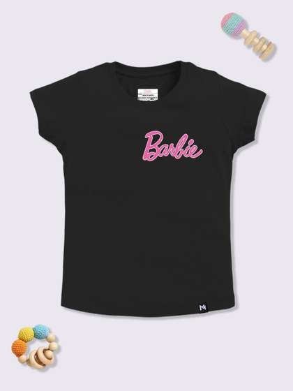 YK X Minute Mirth Girls
                    Barbie Printed T-shirt