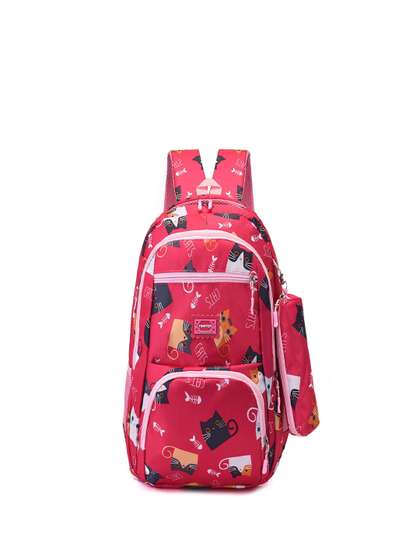 Tinytot Kids Unisex
                    Printed Backpack