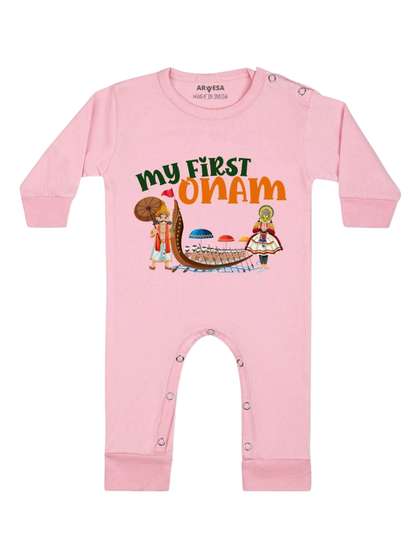 Arvesa My First Onam
                    Printed Bodysuit