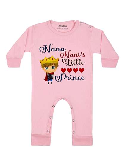 Arvesa Nana Nani Little
                    Prince Printed Bodysuit