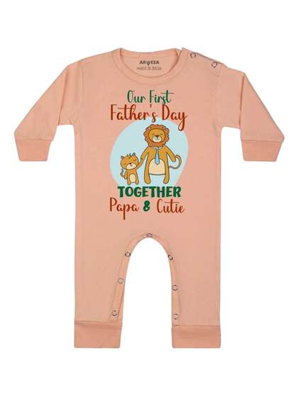 Arvesa Happy Father Days
                    Printed Bodysuit