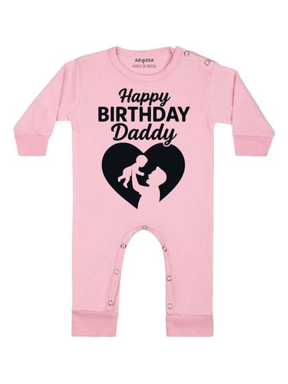 Arvesa Happy Birthday
                    Daddy Printed Bodysuit