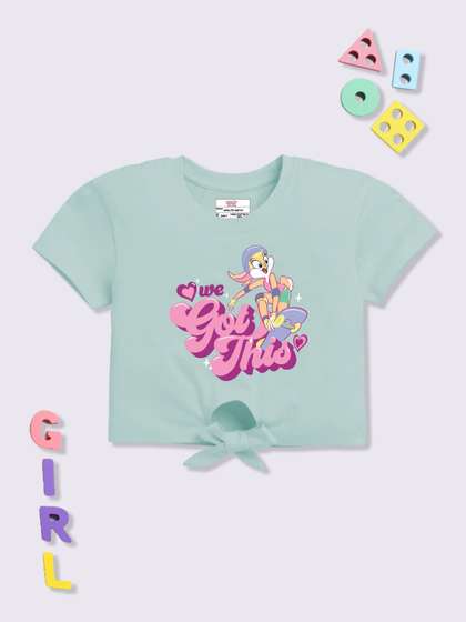 YK X Minute Mirth
                      Girls Looney Tunes Printed Cotton Top