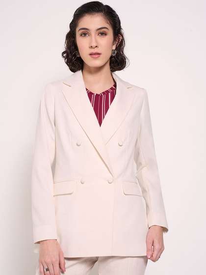 Annabelle by
                        Pantaloons Double-Breasted Formal Blazers