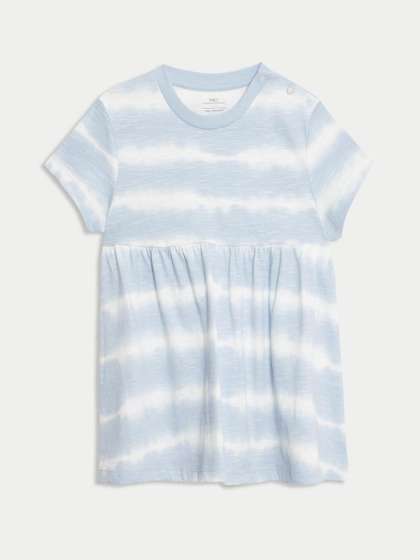Marks & Spencer Pure
                    Cotton Tie Dye Jersey Dress