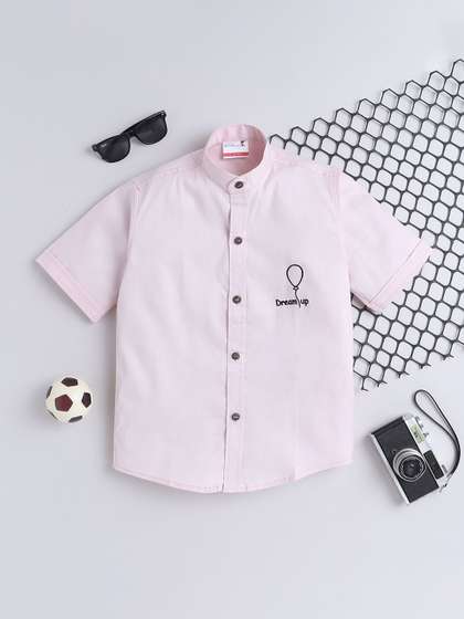 BAATCHEET Boys Opaque
                    Party Shirt