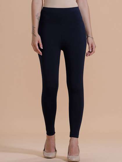 De Moza Mid-Rise
                          Ankle-Length Leggings