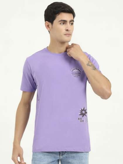 Greenfibre Printed Cotton Slim T-shirt