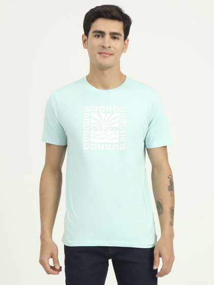 Greenfibre Printed Cotton Slim T-shirt