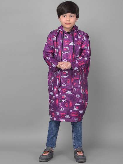 Dollar Boys Printed
                        Full Sleeves Long Raincoat