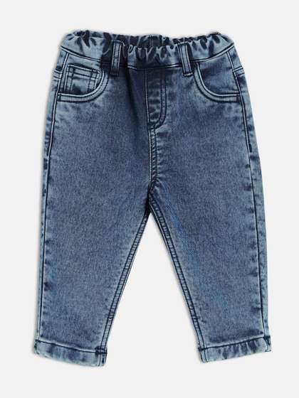 MINI KLUB Boys Regular
                    Fit Mid-Rise Stretchable Jeans