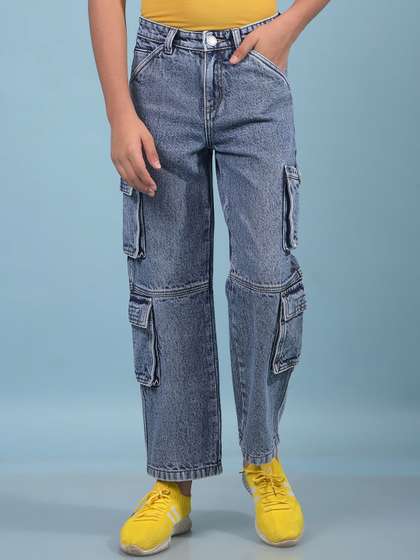 Crimsoune Club Boys
                    Regular Fit Mid-Rise Light Fade Stretchable Jeans