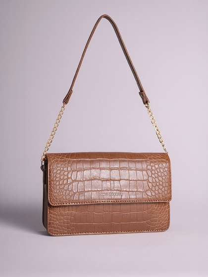 Price History of Lino Perros Croc Textured Structured Shoulder Bag