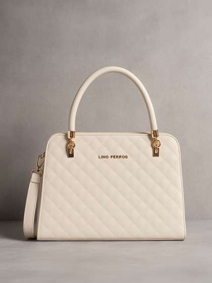 Lino Perros
                        Off-White Quilted Handheld Bag