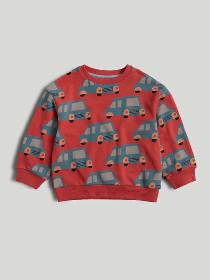mothercare Boys Printed
                    Pullover Sweatshirt