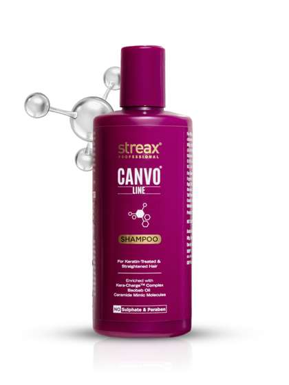 Streax Professional
                        Canvoline Shampoo for Straightened Hair - 300
                        ml