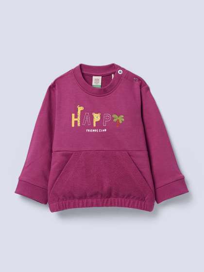 Ed-a-Mamma Infant Boys
                    Printed Pure Cotton Sweatshirt