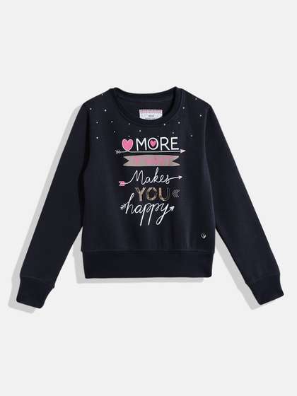 Monte Carlo Girls
                    Typography Printed Sweatshirt