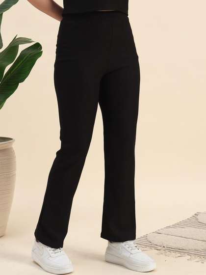 Women High-Rise Trousers