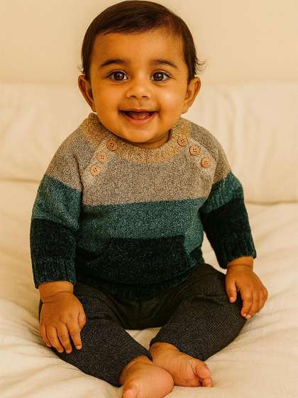 MeeMee Boys
                      Colourblocked Sweater Vest