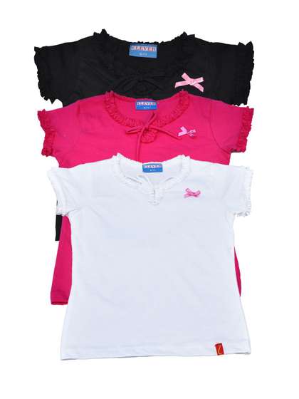 CLEVER Girls Pack Of 3
                    Regular Top