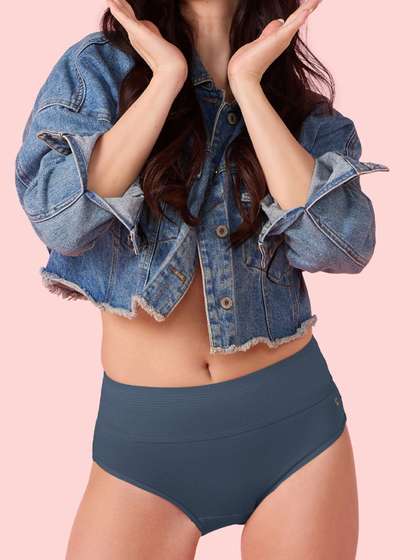 Enamor Cotton
                          High-Rise Hipster Briefs CW01 ORIONB
