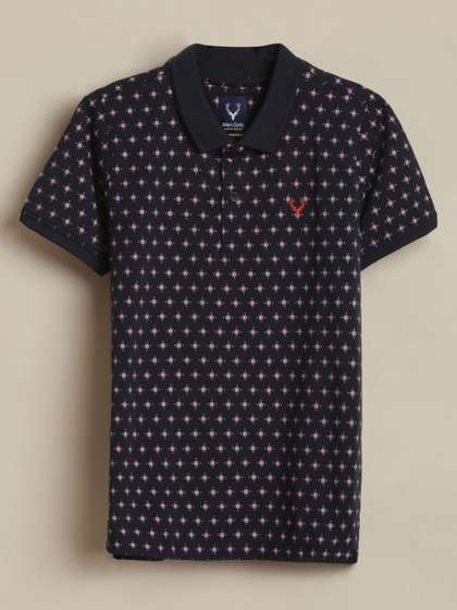 Allen Solly Junior
                      Boys Floral Printed Polo Collar Regular Fit
                      T-shirt