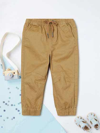 max Boys Regular Fit Mid
                    Rise Trouser