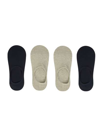 Socksxpress Pack of 4
                    Men AntiSlip Loafer Shoeliner Socks
