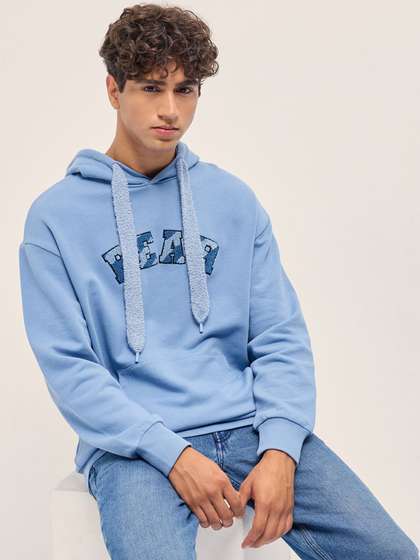 THE BEAR HOUSE Men
                          Pure Cotton Chenille Design Hoodie