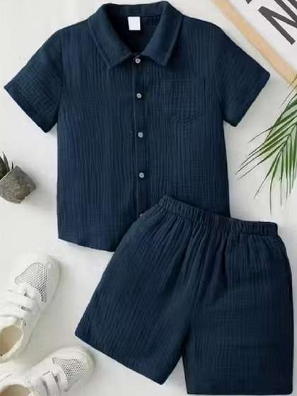 KAVYA FASHION Kids
                      Cotton Shirt with Shorts