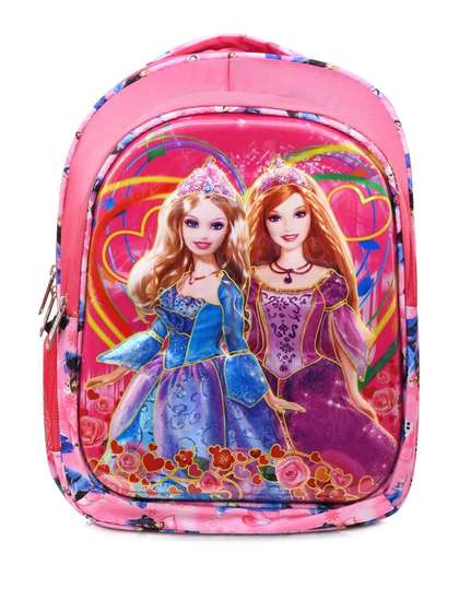 Stylbase Girls Barbie
                    Printed Zip Casual Backpack
