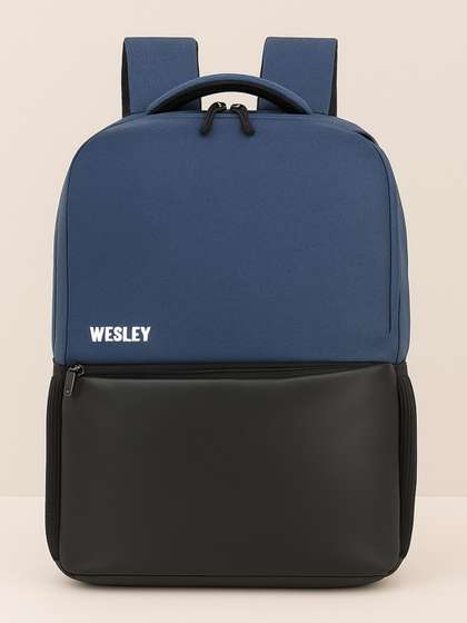 Wesley Unisex
                        Colourblocked Backpack